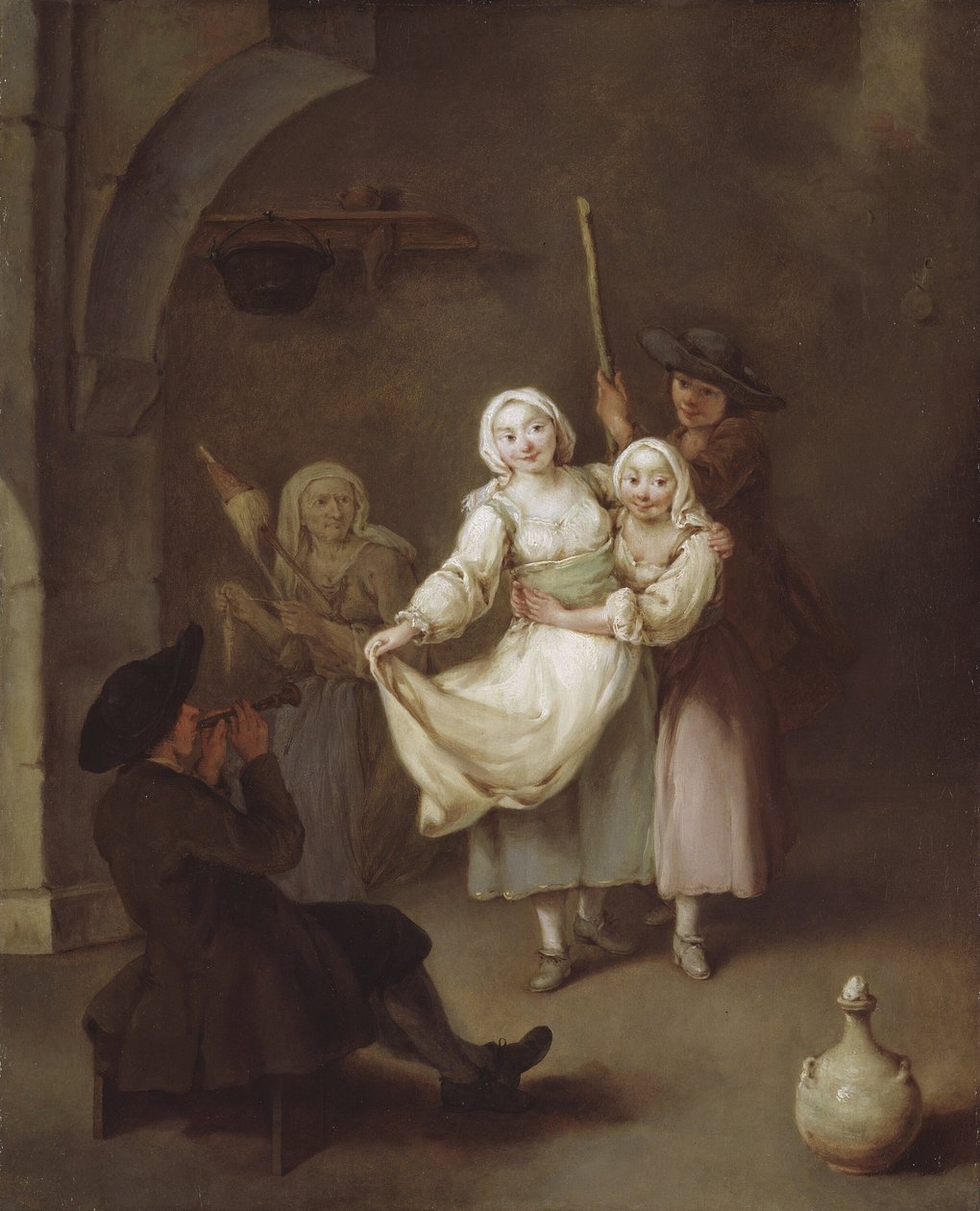 الرقص ، ج. 1750. بواسطة بيترو لونغي