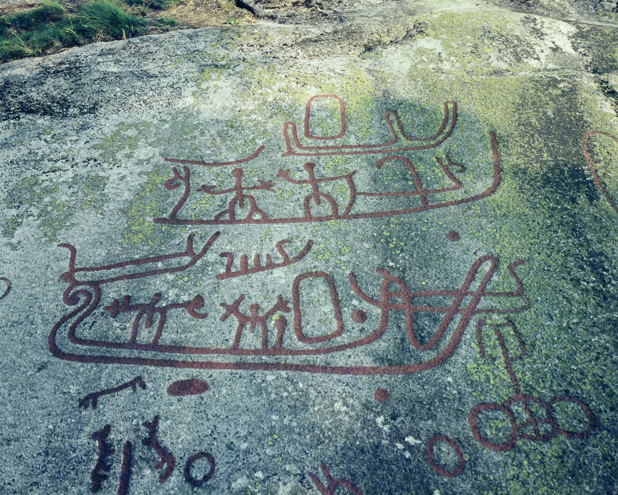 القوارب (الرسم الصخري) بواسطة protohistoric