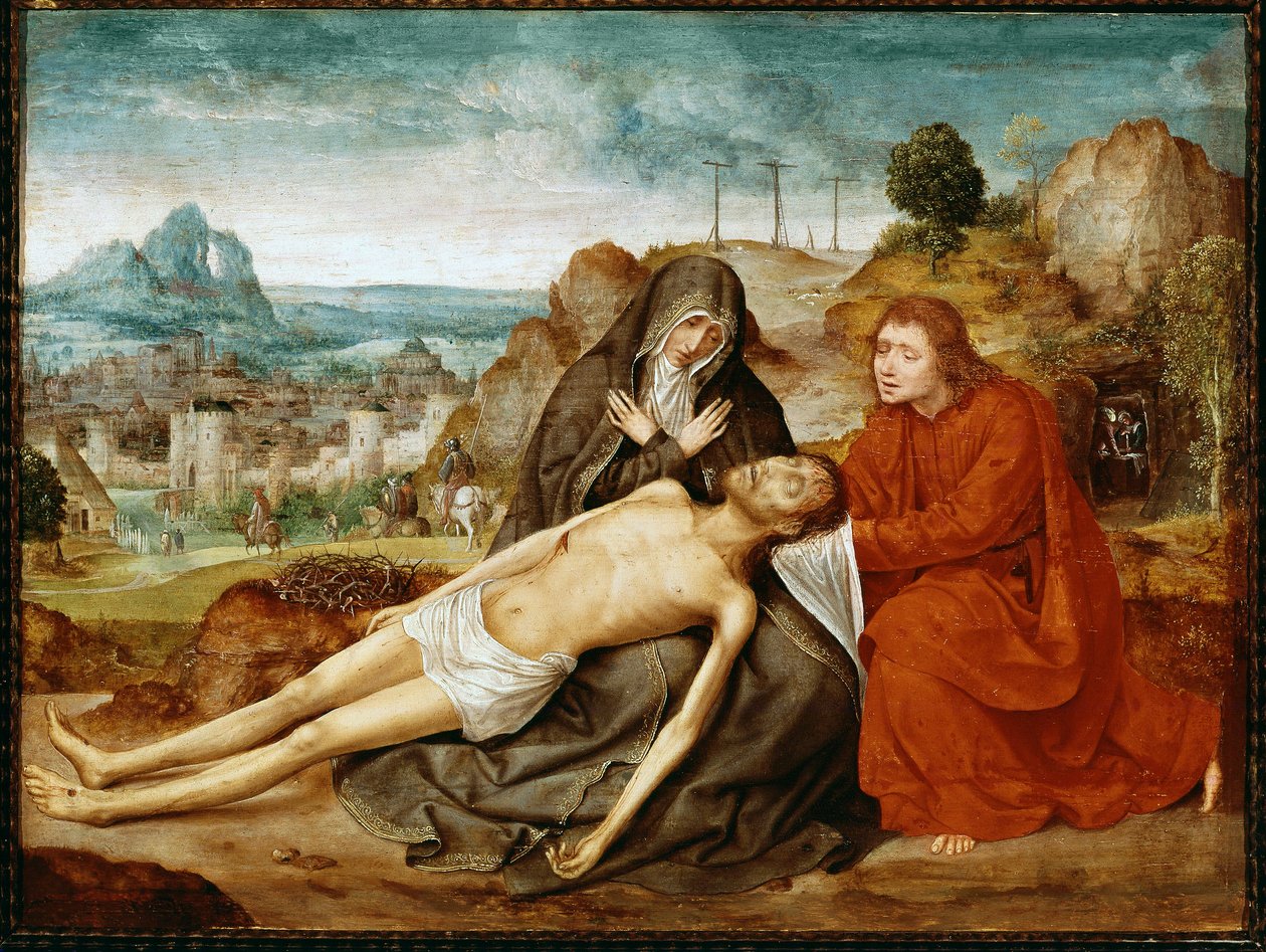 Pieta (Painting بواسطة كوينتين ماسيس أو ميتسيس
