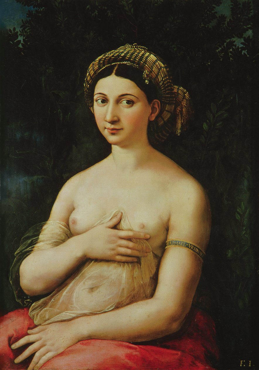 لا فورنارينا ، c.1516 (لوحة) بواسطة رافايللو سانزيو رافائيل