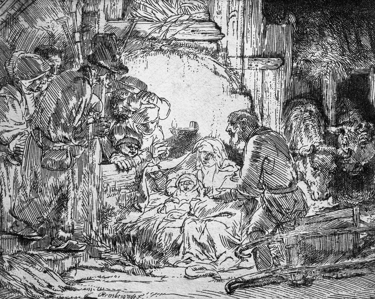 الميلاد ، 1654 بواسطة رامبرانت فان راين