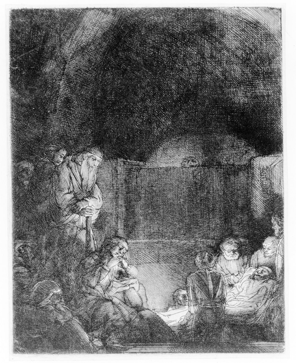 القبر ، ج .1654 بواسطة رامبرانت فان راين