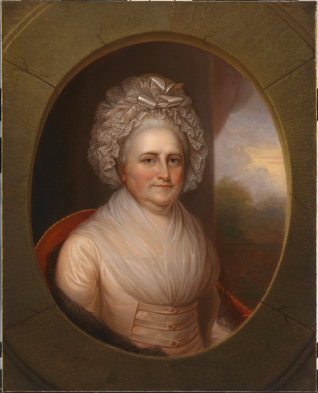 مارثا واشنطن ، ج. 1853. بواسطة رامبرانت بيل