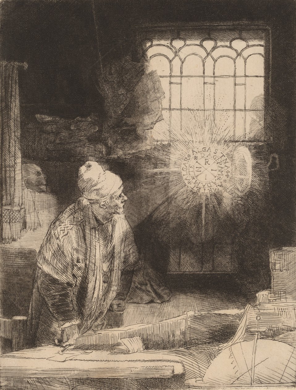 فاوست ، ج. 1652. بواسطة رامبرانت فان راين