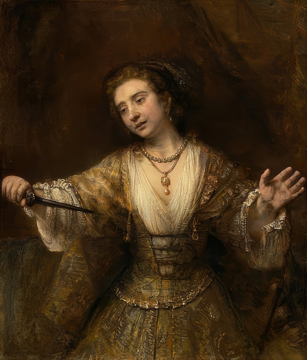 لوكريتيا. 1664 بواسطة رامبرانت فان راين