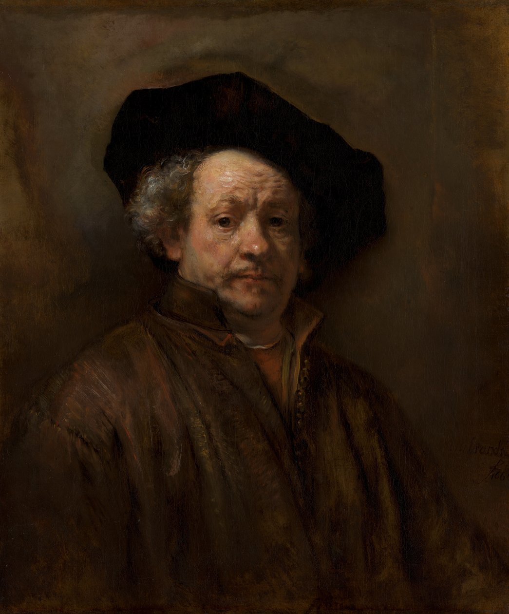 صورة ذاتية ، 1660. بواسطة رامبرانت فان راين