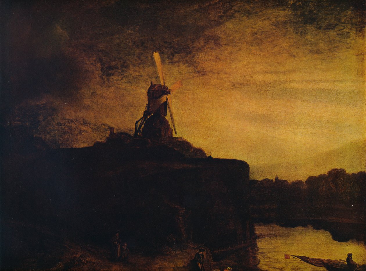 الطاحونة ، 1645-1648 بواسطة رامبرانت فان راين