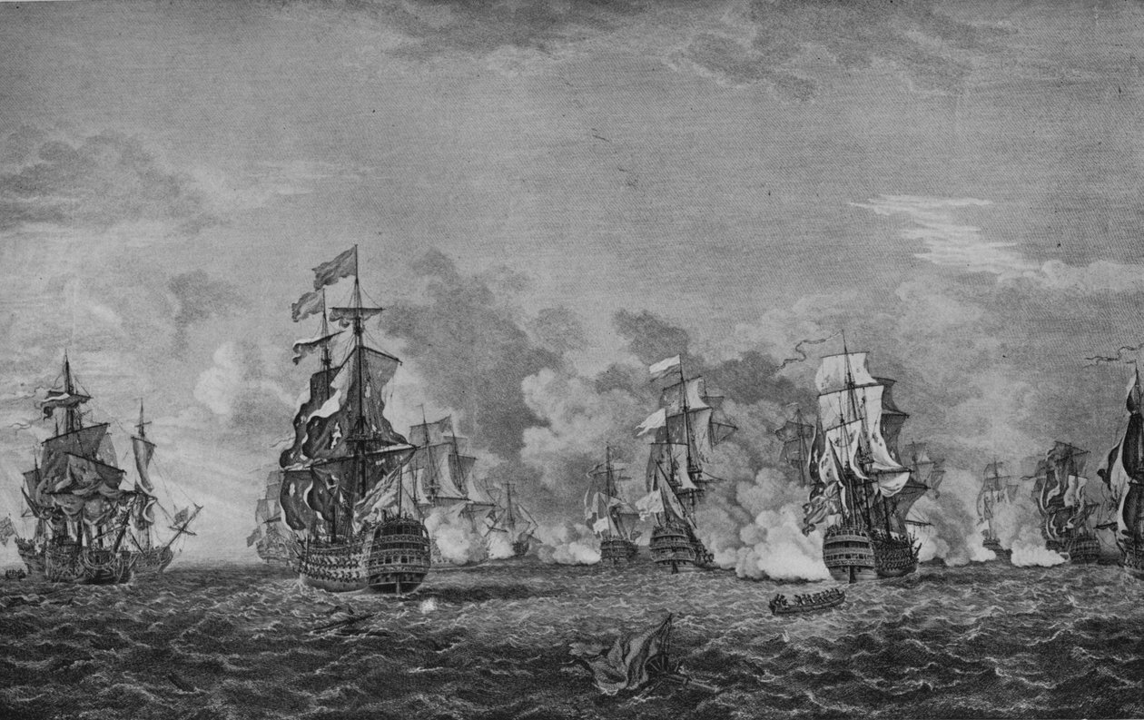 معركة لاغوس ، c1760 بواسطة ريتشارد باتون