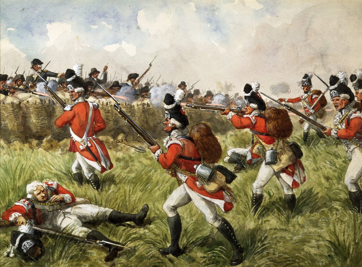 تل بونكر ، 1775 ، حوالي 1900 بواسطة ريتشارد سيمكين