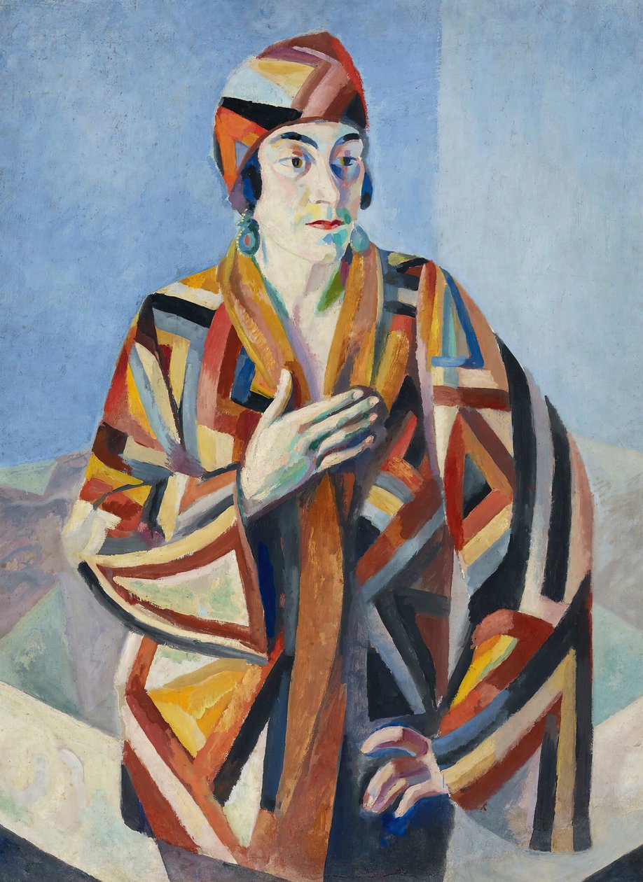 بورتريه مدام ماندل ، 1923. بواسطة روبرت ديلوناي