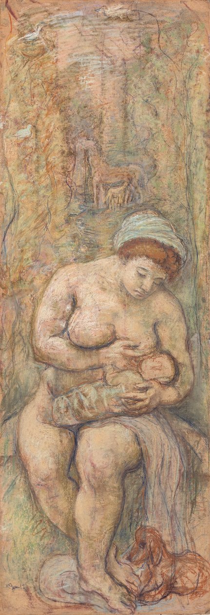 الأم ، 1917. بواسطة روبرت جينين