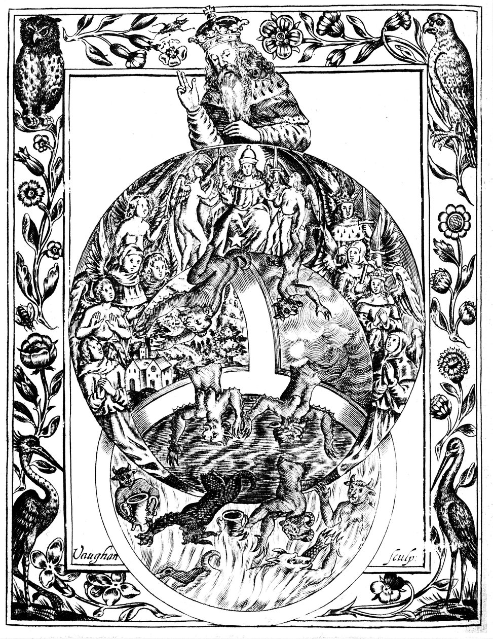 هرمية الكنيسة ، 1652 بواسطة روبرت فوغان