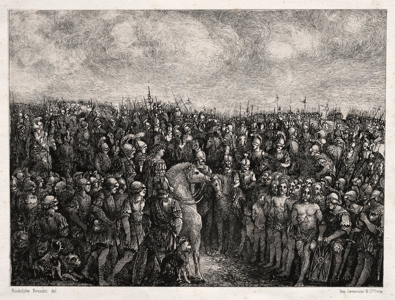 قيصر وسجناءه ، 1878. بواسطة رودولف بريسدين