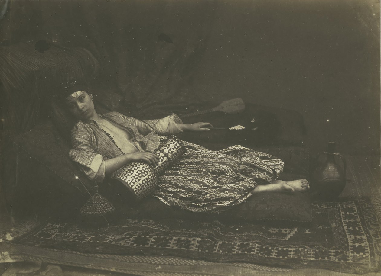 مستلق Odalisque ، 1858. بواسطة روجر فينتون