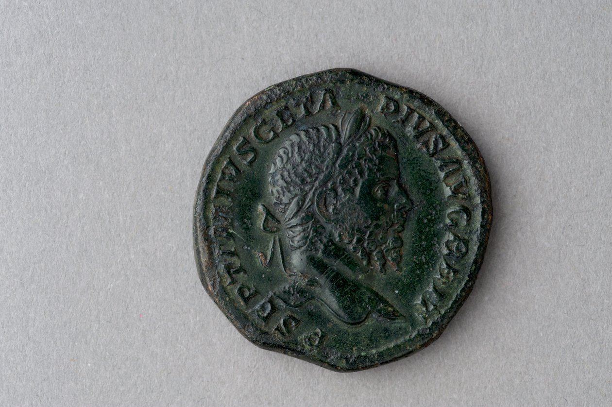 Sestertius of Geta (برونزية) بواسطة رواية