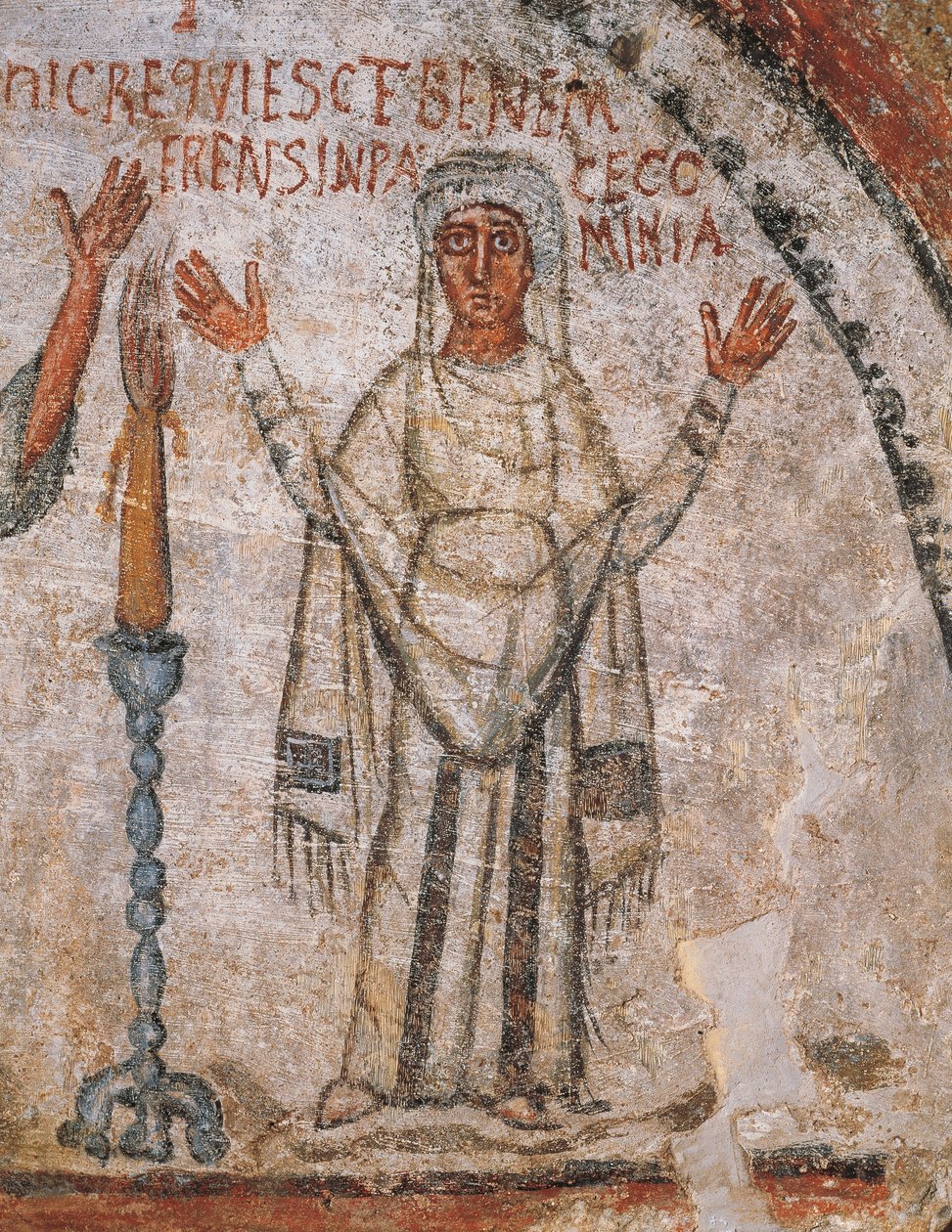 The deceased Cominia (fresco) بواسطة رومان رومان