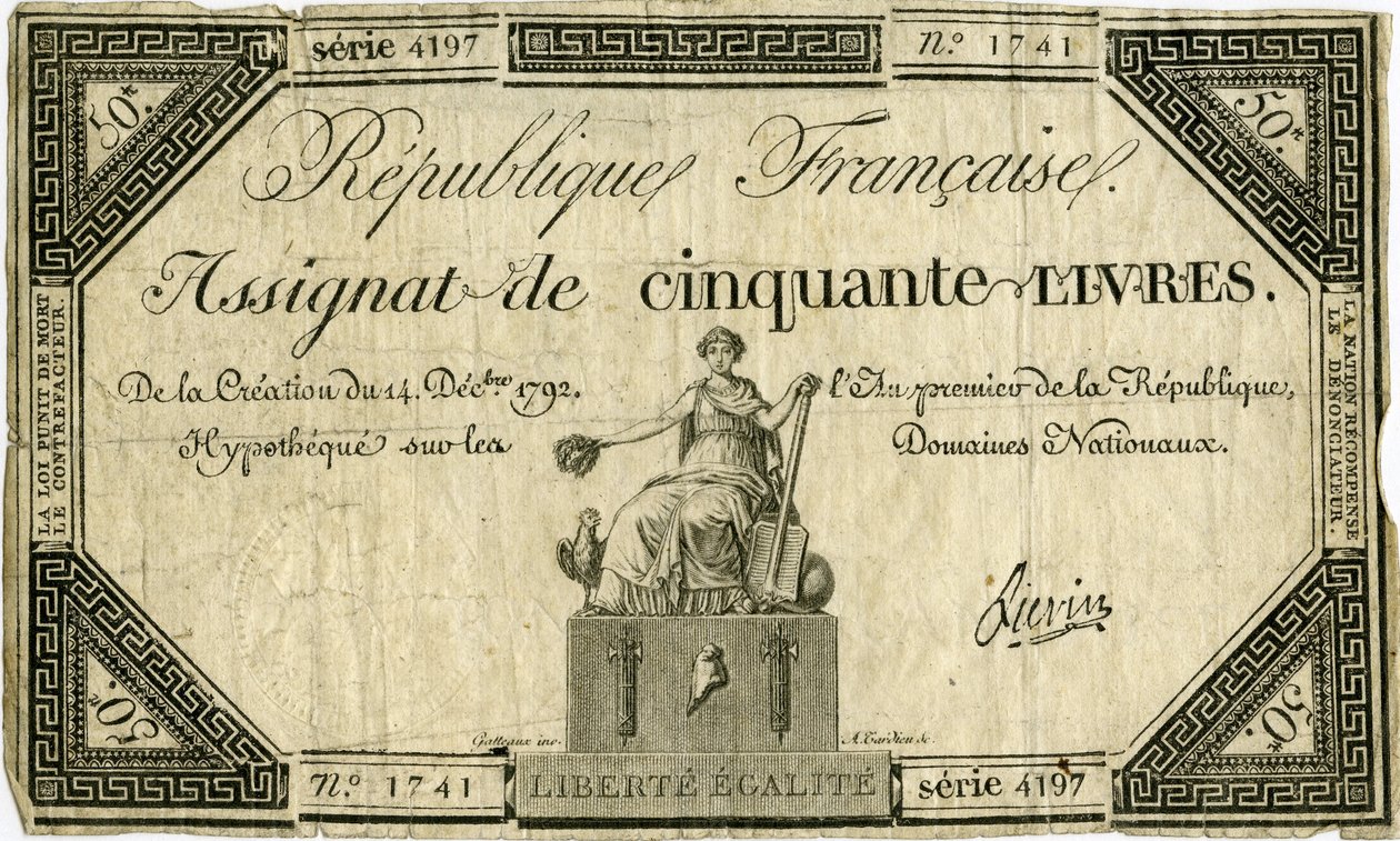 ورقة القيمة بواسطة République française