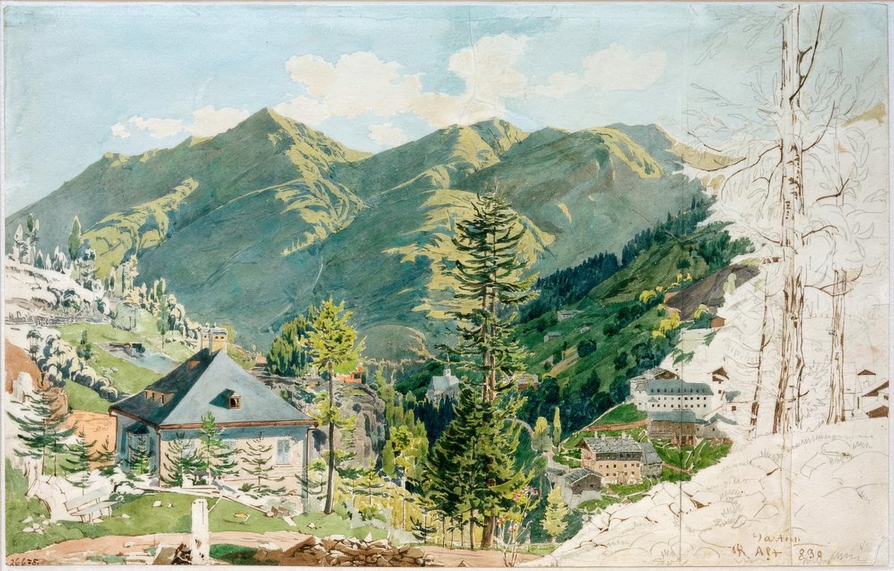منظر ل Gastein مع Gamskarkogel بواسطة رودولف من البديل