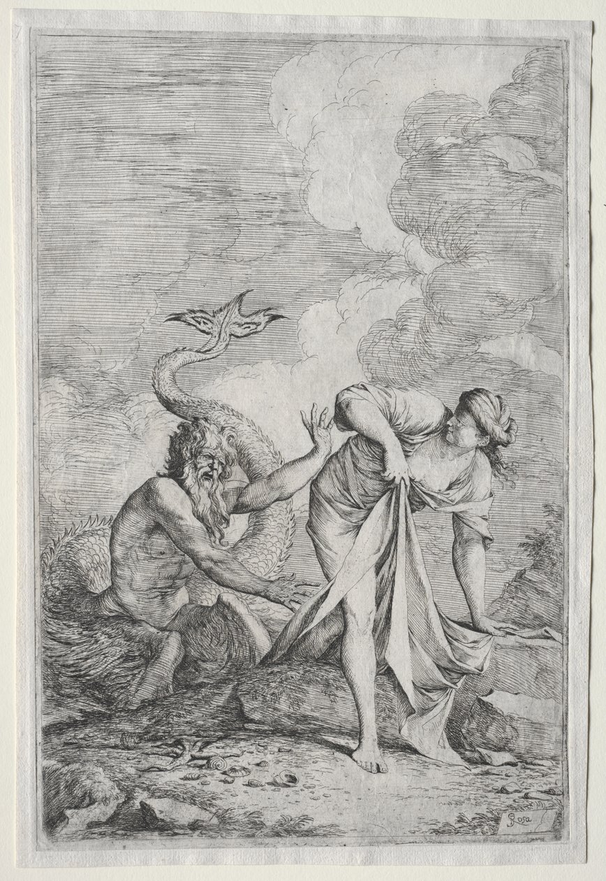 Glaucus و Scylla بواسطة سلفاتور روزا