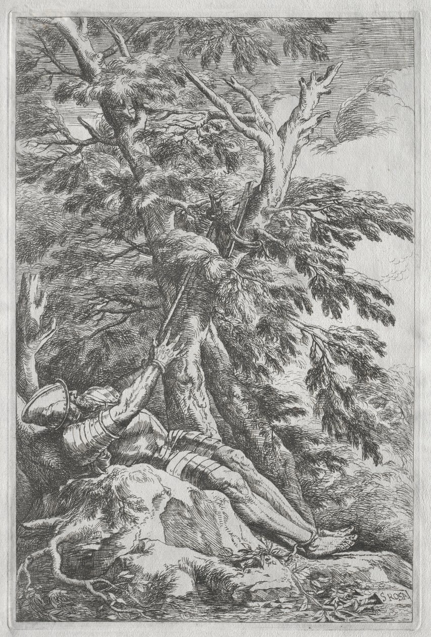 القديس ويليام الناسك ، ج. 1662. بواسطة سلفاتور روزا