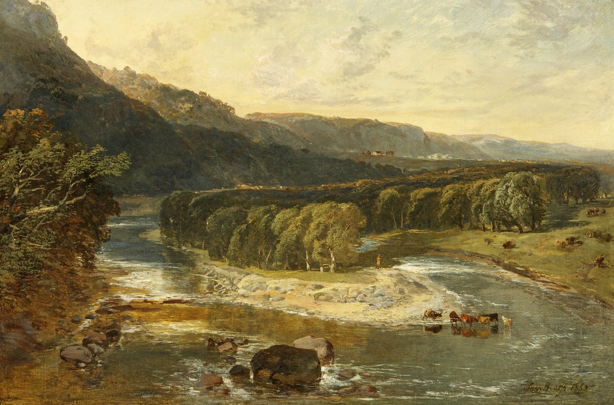 منحنى النهر ، 1858 بواسطة صموئيل بوغ