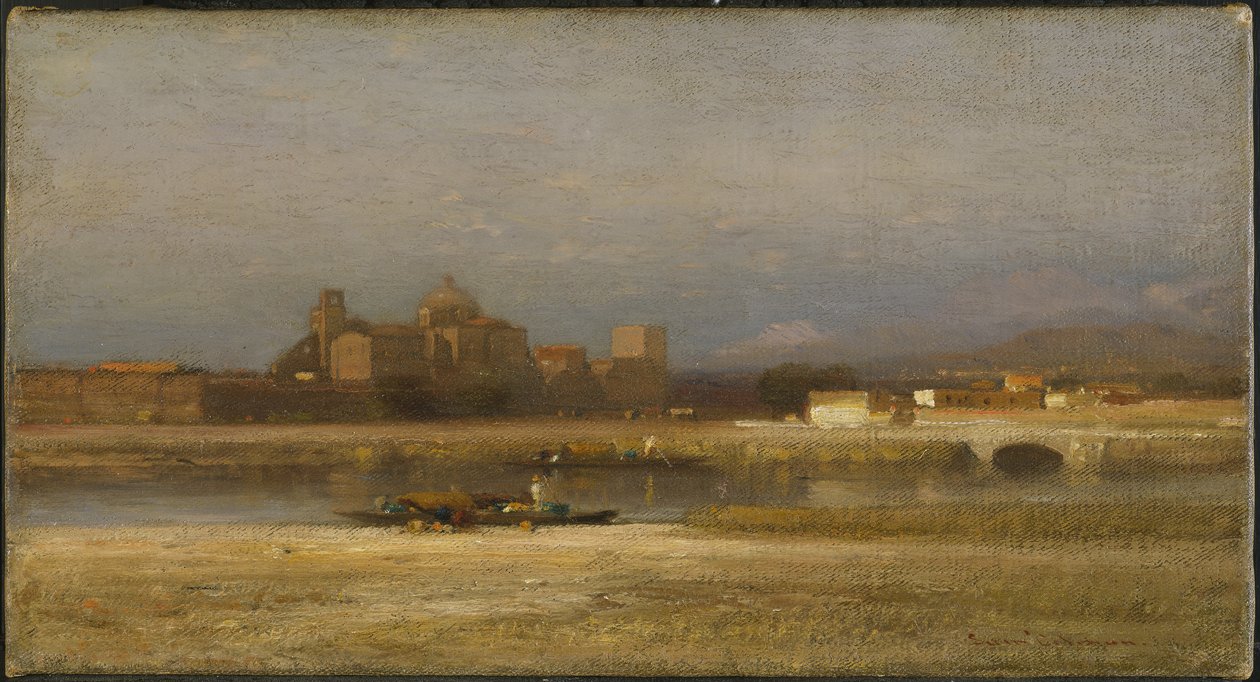 بنك تيار ، 1892 بواسطة صموئيل كولمان