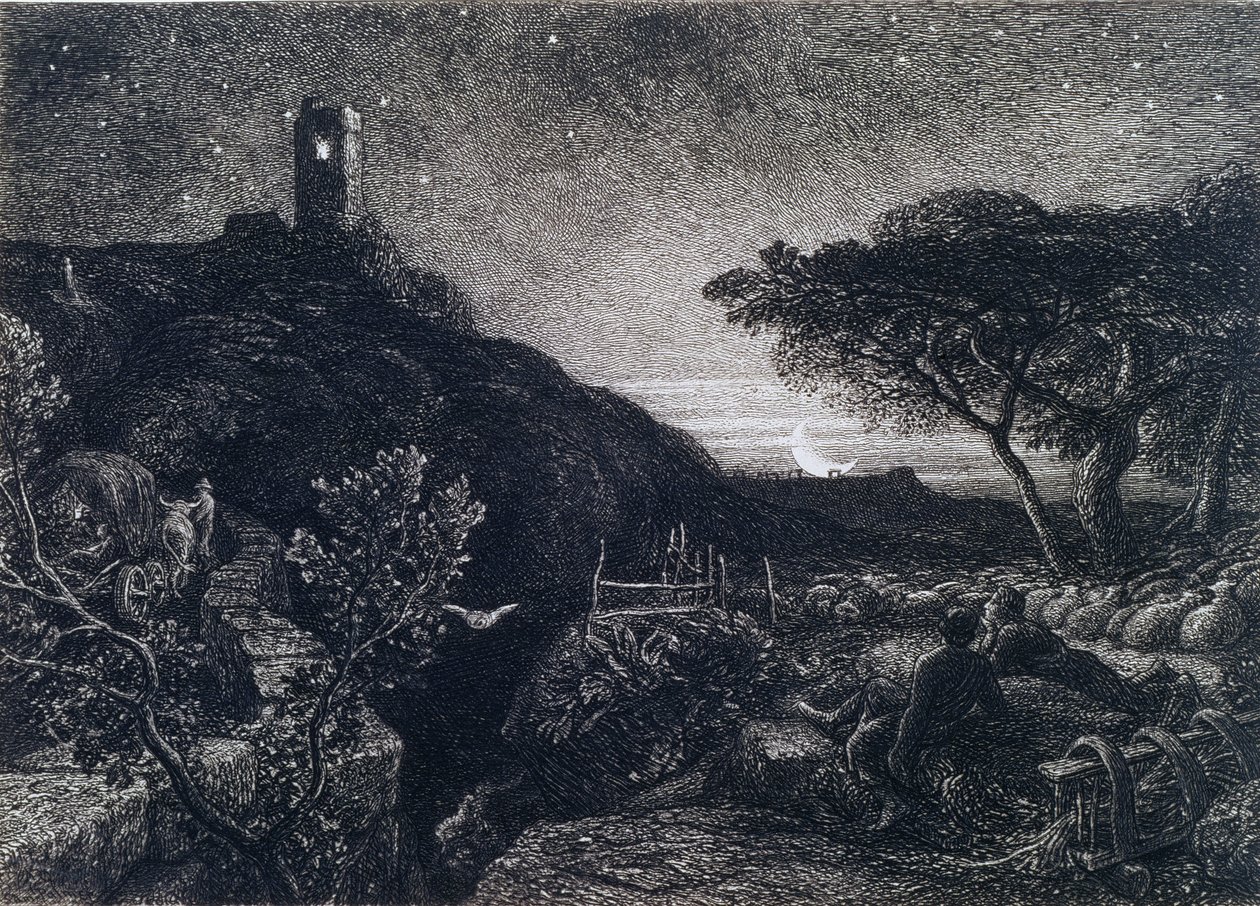 برج لونلي ، 1879 بواسطة صموئيل بالمر