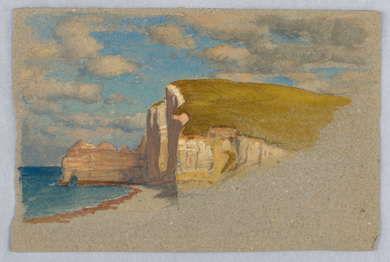 المنحدرات في Etretat بواسطة صموئيل كولمان
