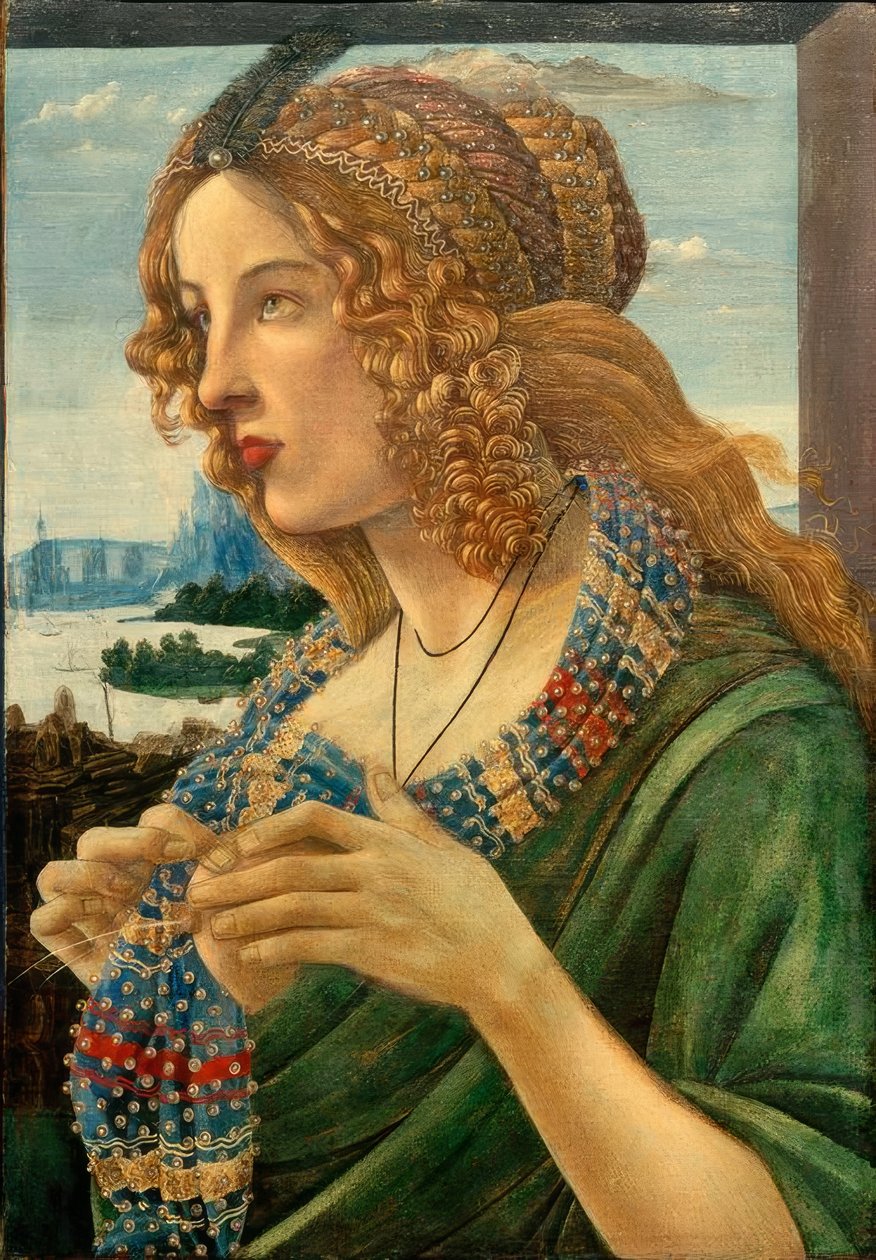 صورة مجردة لامرأة (Simonetta Vespucci؟) بواسطة ساندرو بوتيتشيلي