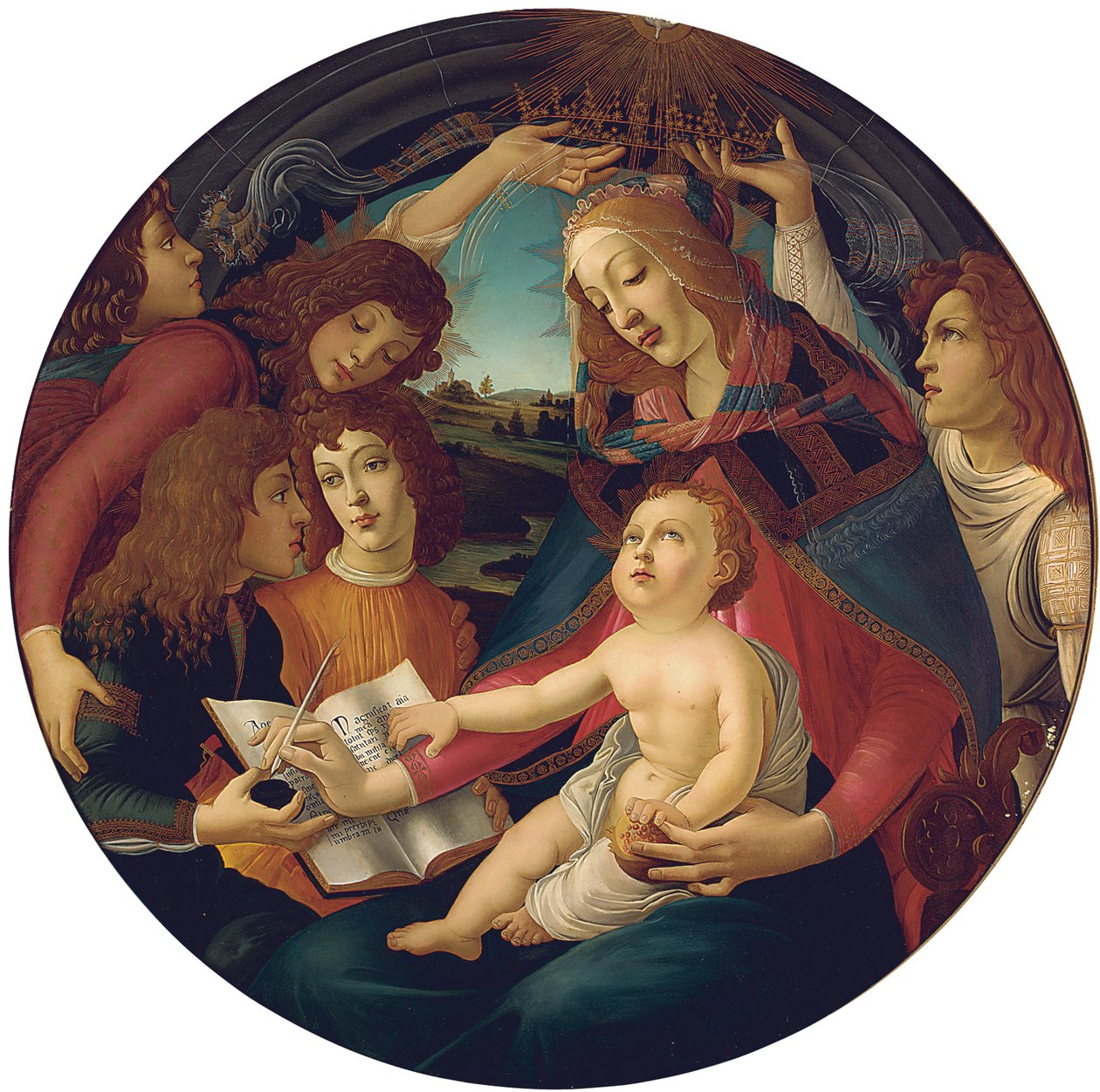 مادونا من Magnificat بواسطة ساندرو بوتيتشيلي