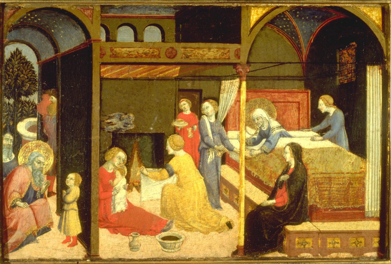 ميلاد العذراء بواسطة سانو دي بيترو