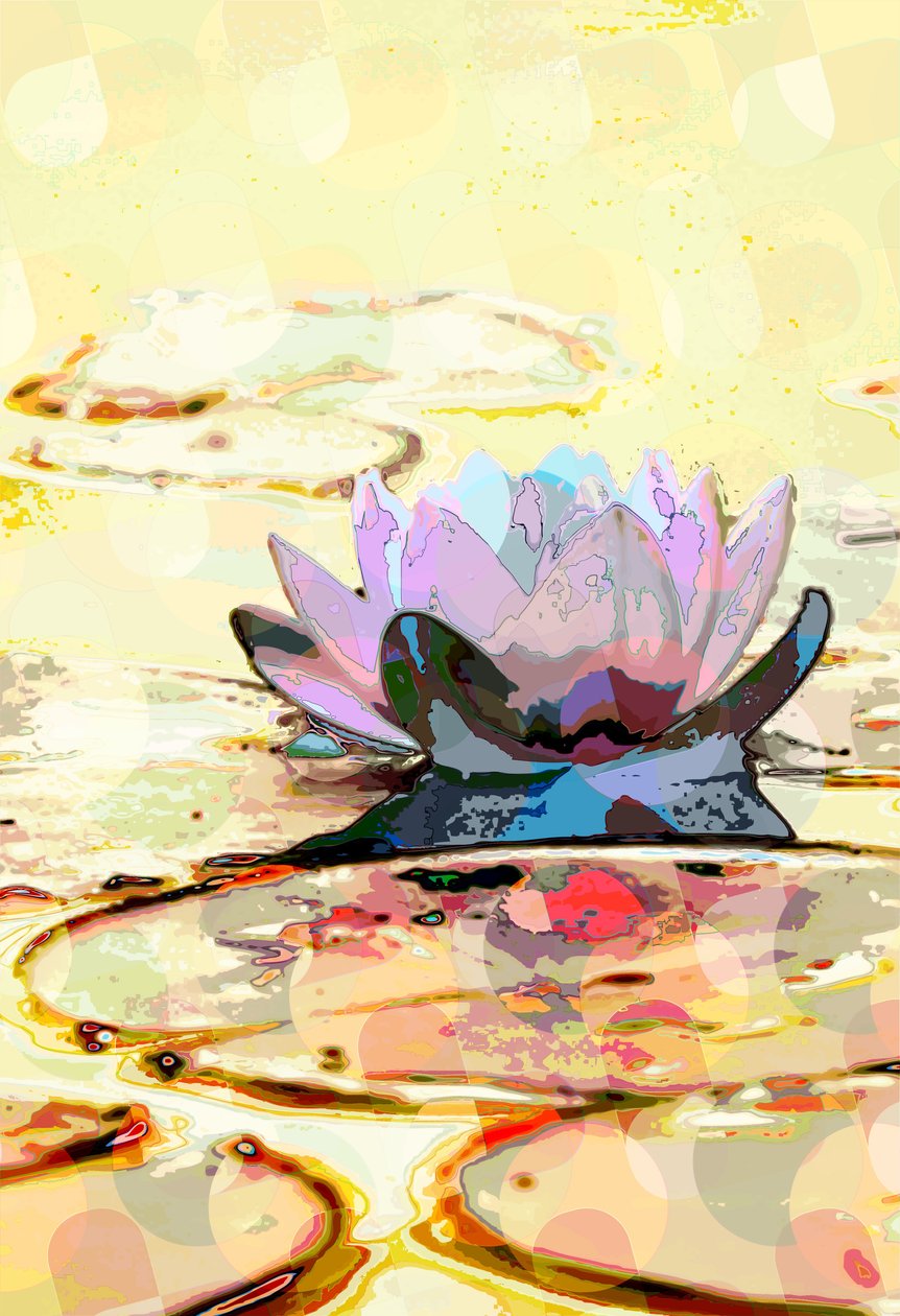 Water Lily (رقمي) بواسطة سكوت ج.ديفيس