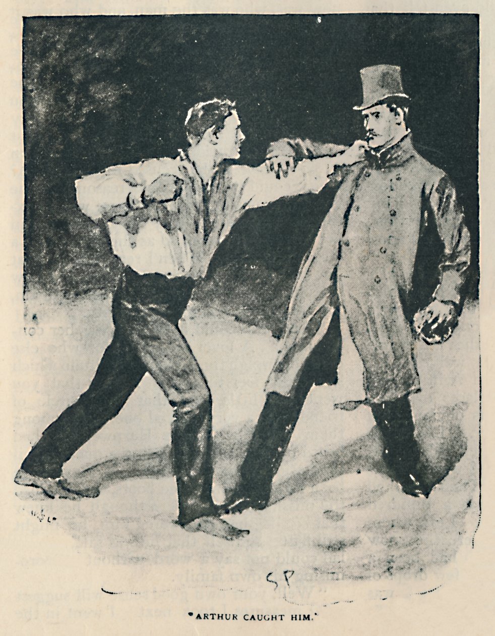 القبض عليه آرثر ، 1892 بواسطة سيدني باجيت