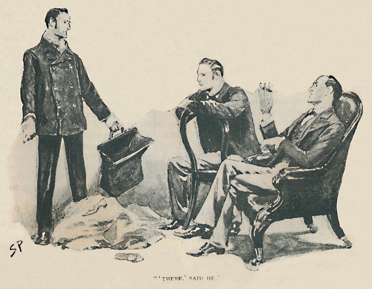 هناك ، سعيد هي ، 1892 بواسطة سيدني باجيت