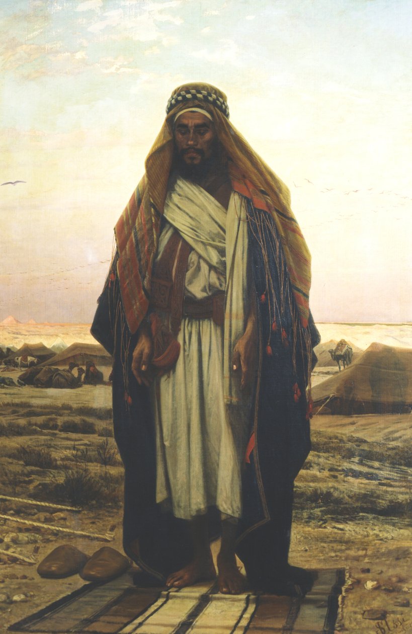رجل بدوي في الصلاة بواسطة ستيفانو أوسي