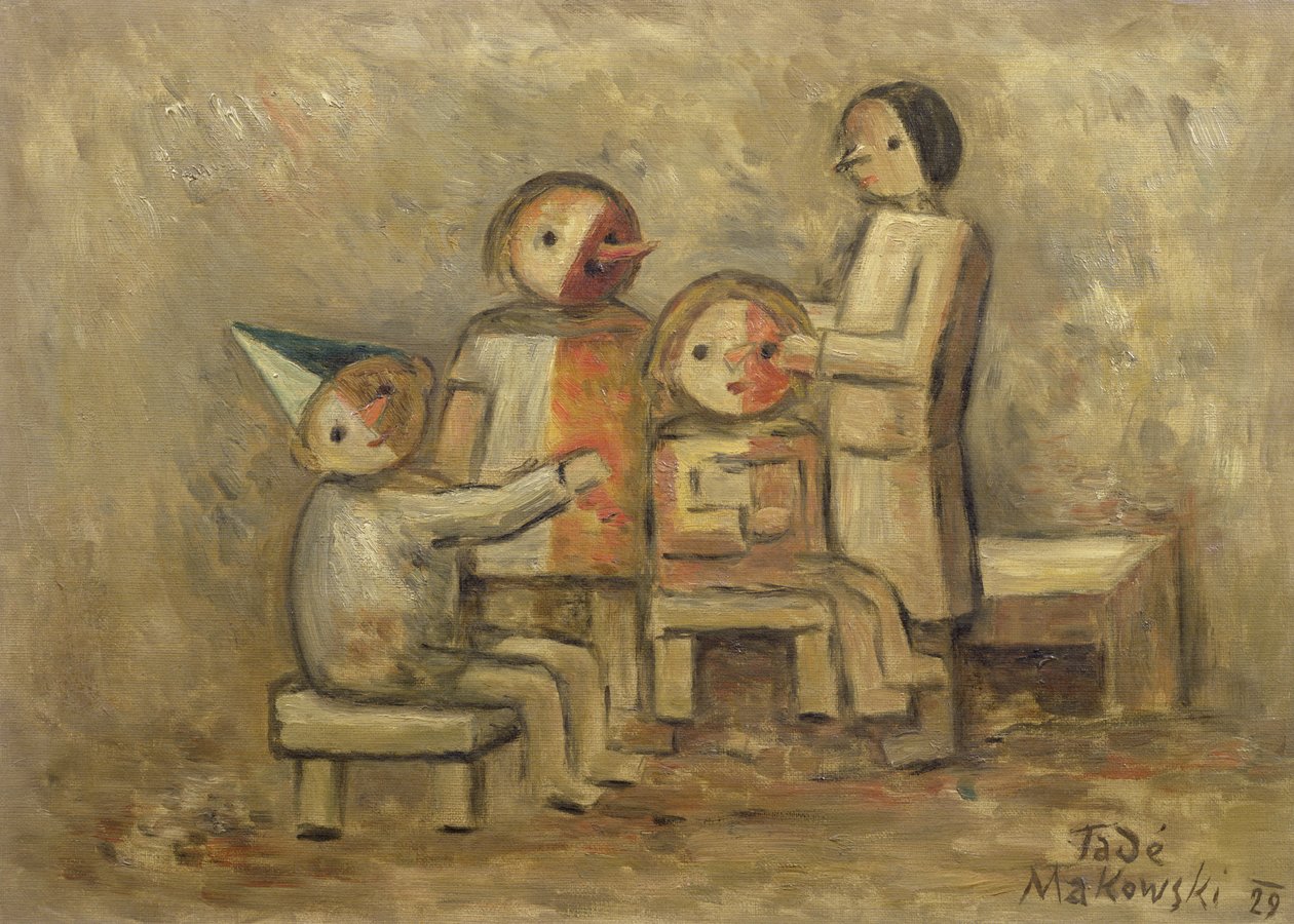 الأسرة الصغيرة ، 1929 بواسطة تاديوس ماكوفسكي