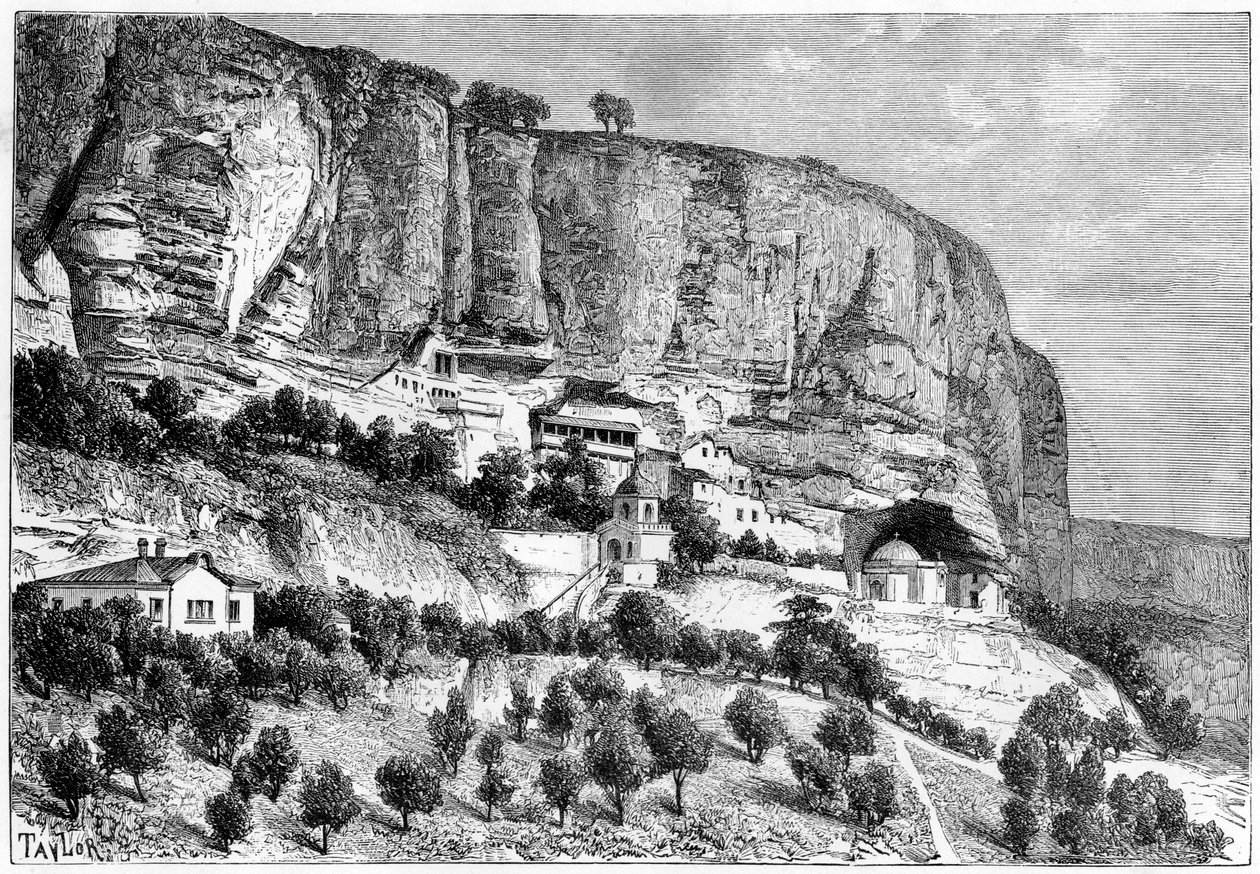 كهوف جوفوت كاله ، روسيا ، 1890. بواسطة تايلور