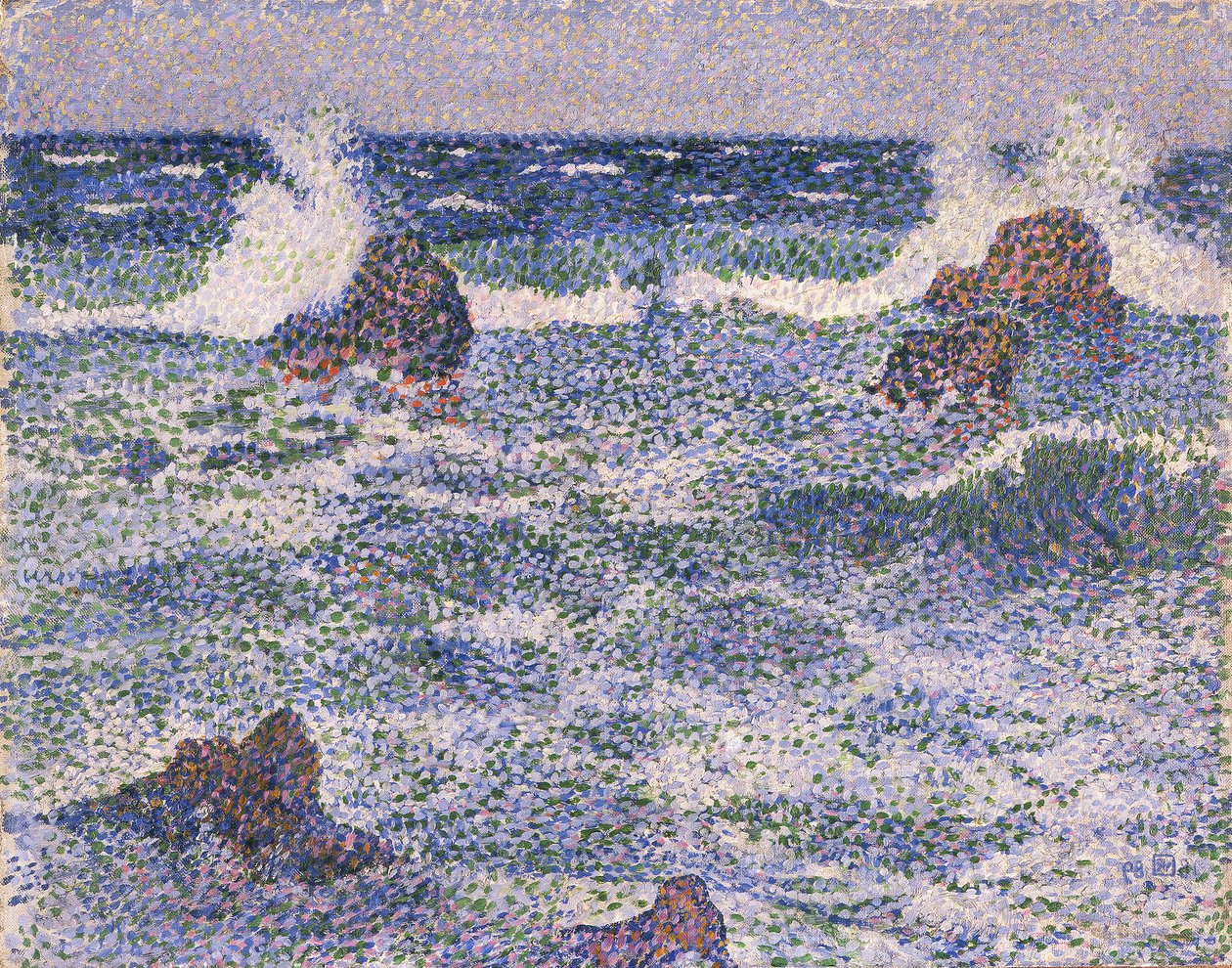 البحرية بواسطة Théo van Rysselberghe