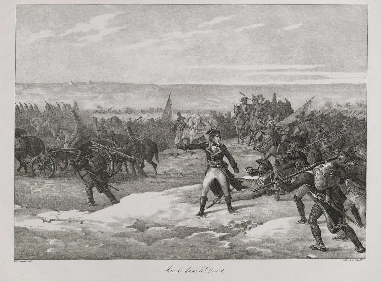 مسيرة في الصحراء ، 1823 بواسطة ثيودور جيريكولت