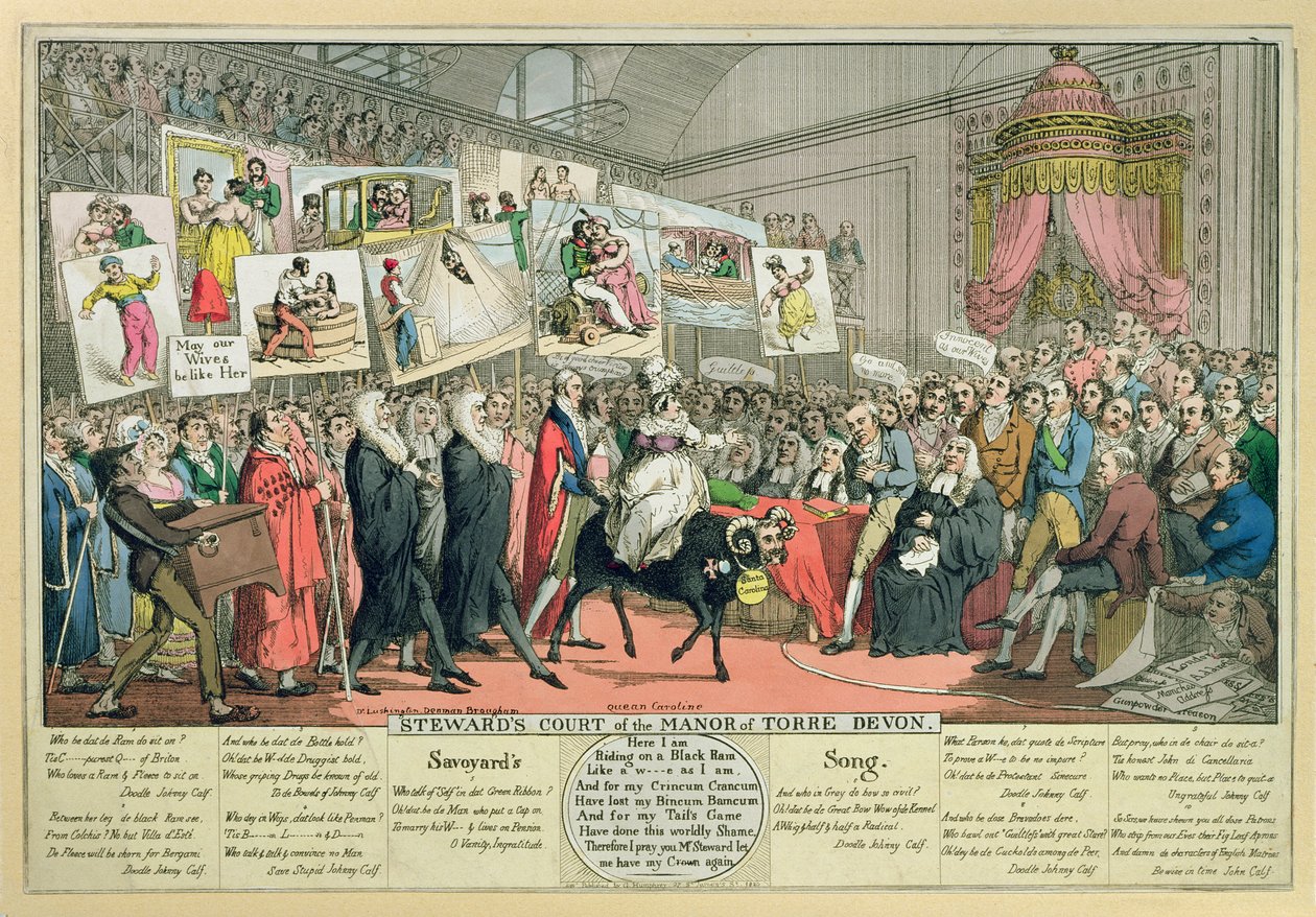 ستيواردز كورت مانور توري ديفون ، حانة. 1820 بواسطة ثيودور لين