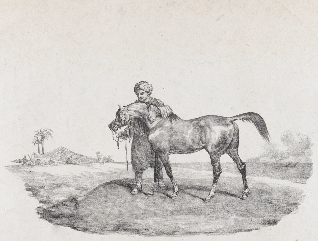 حصان عربي 1821 بواسطة ثيودور جيريكولت