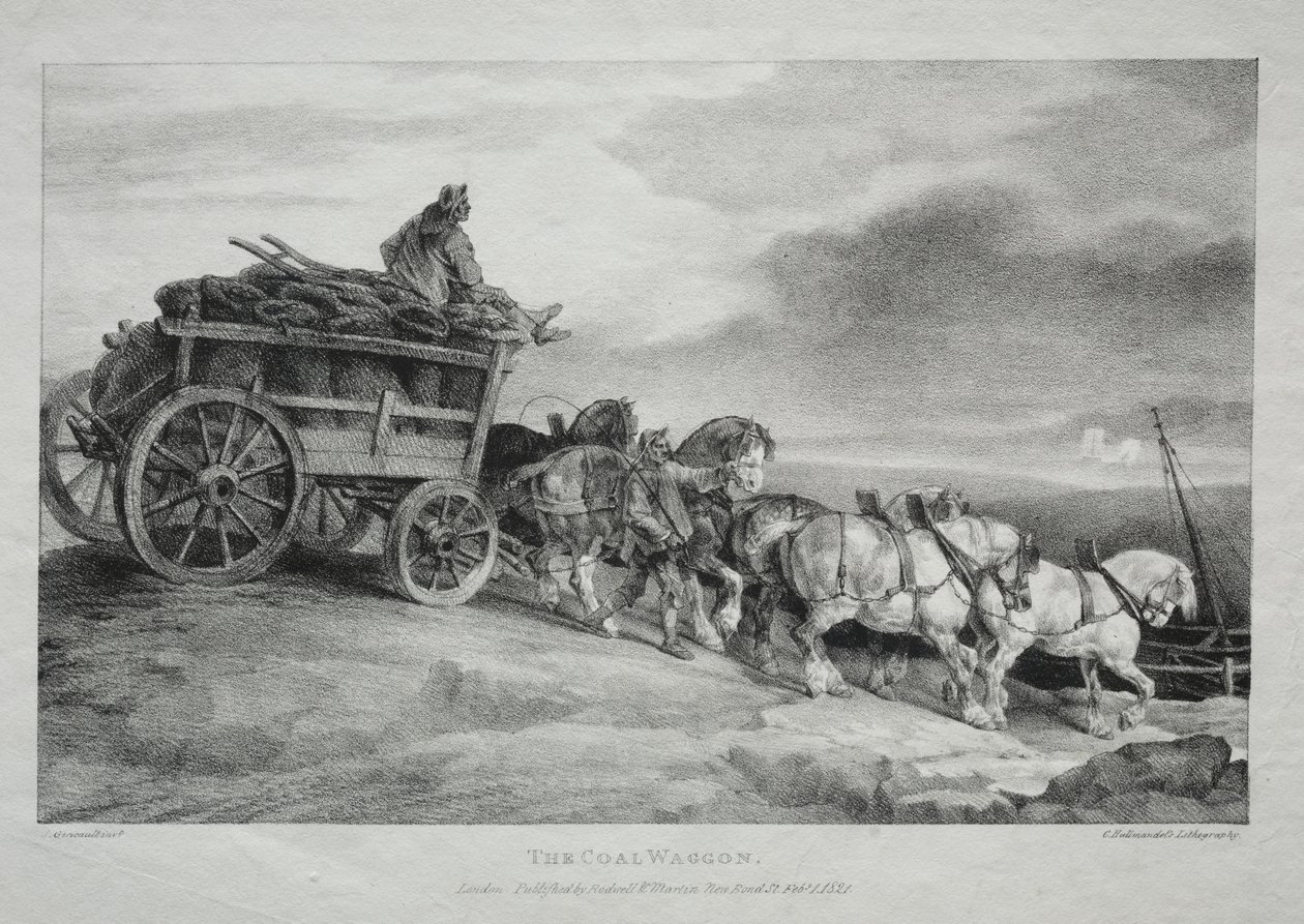 عربة الفحم ، 1821. بواسطة ثيودور جيريكولت
