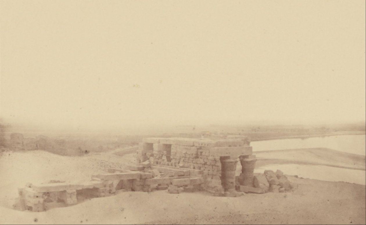 (نظرة عامة على معبد أومبوس) بواسطة Théodule Devéria