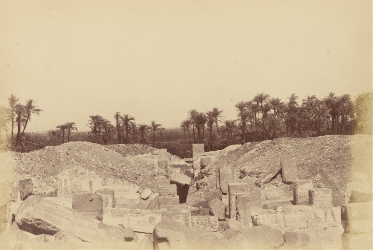 أبيدوس ، معبد صغير بواسطة Théodule Devéria