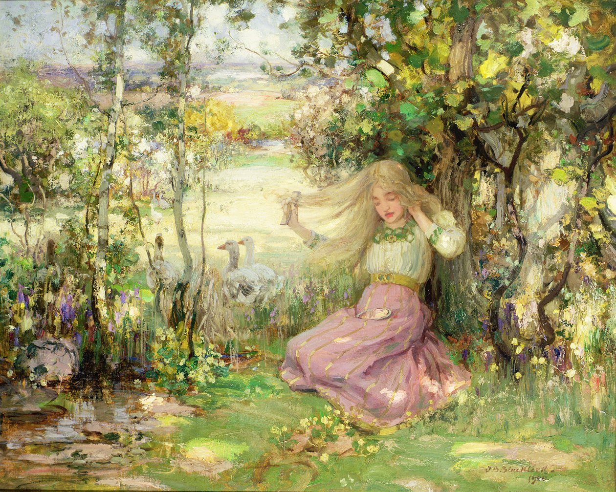 A Idyll Spring ، 1900 بواسطة توماس بلاكلوك