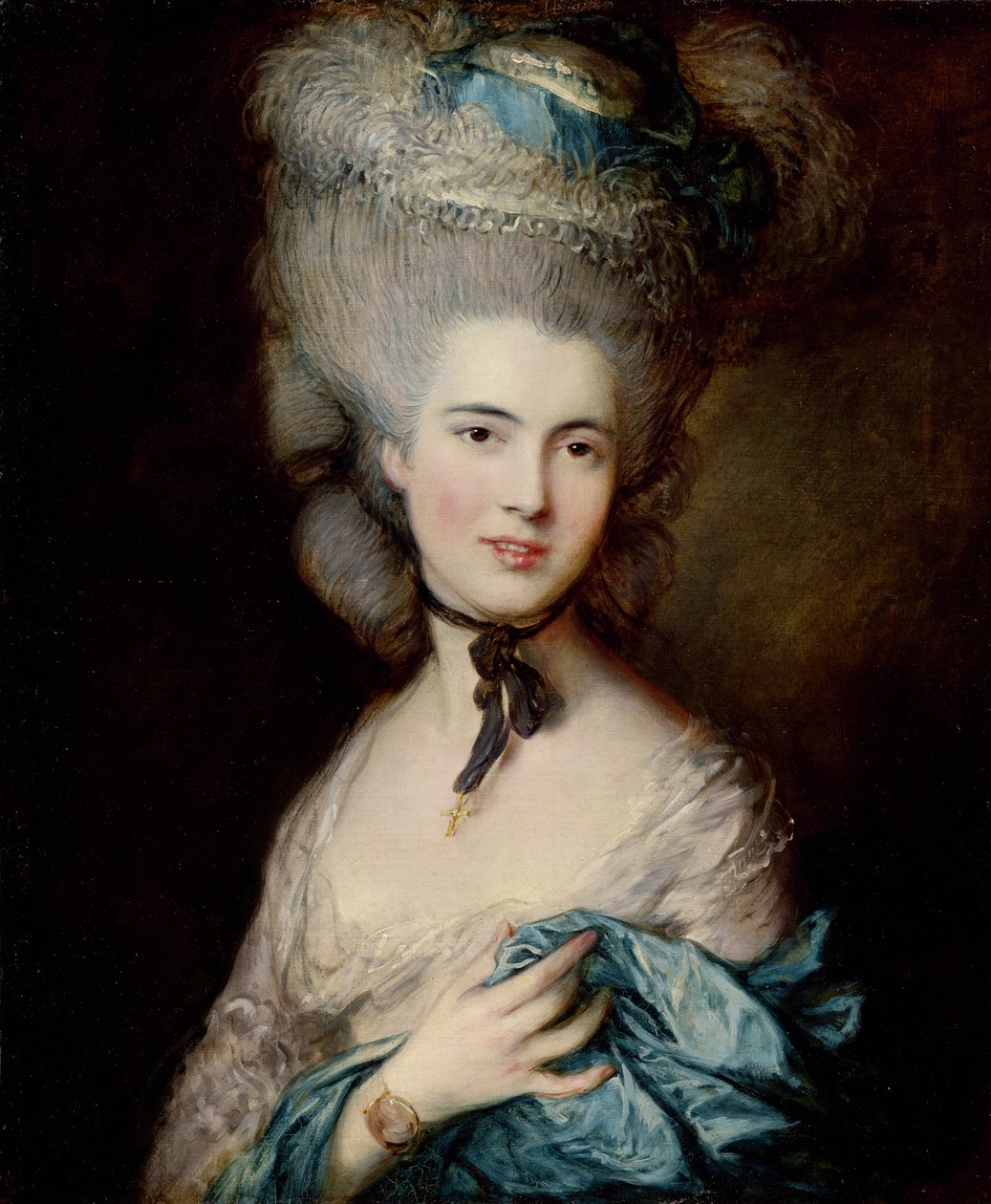 صورة دوقة بوفورت ، 1775-1780 بواسطة توماس غينزبورو