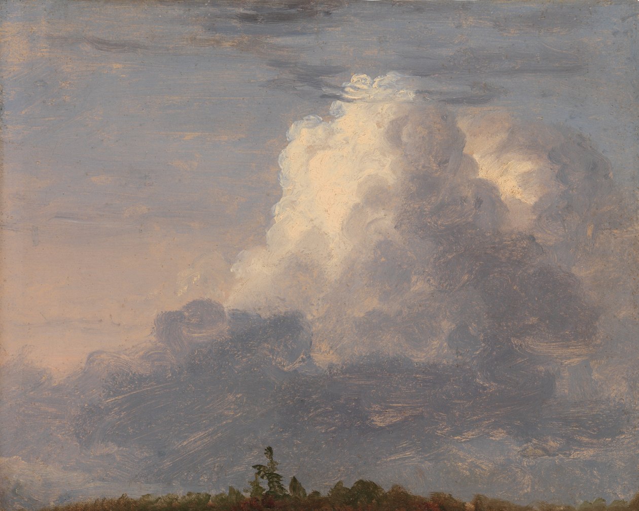 الغيوم ، كاليفورنيا. 1838. بواسطة توماس كول