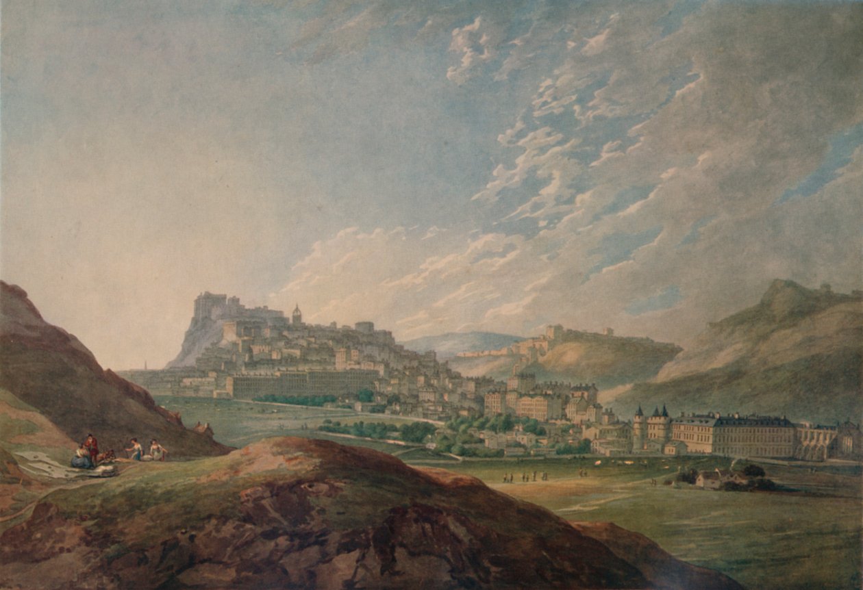 ادنبره من Arthurs Seat، 1778، 1935 بواسطة توماس هيرن