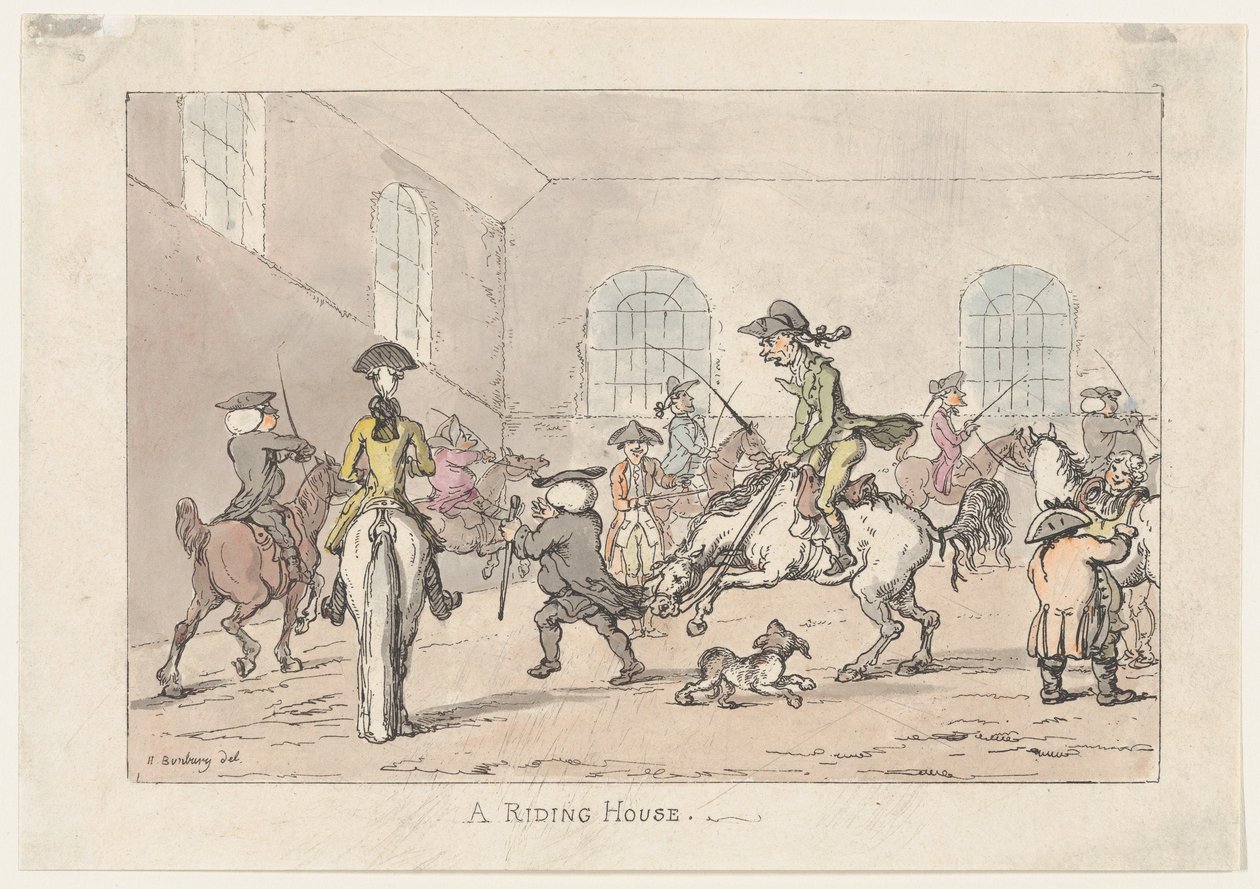 بيت ركوب ، 1799 ، 1799. بواسطة توماس رولاندسون