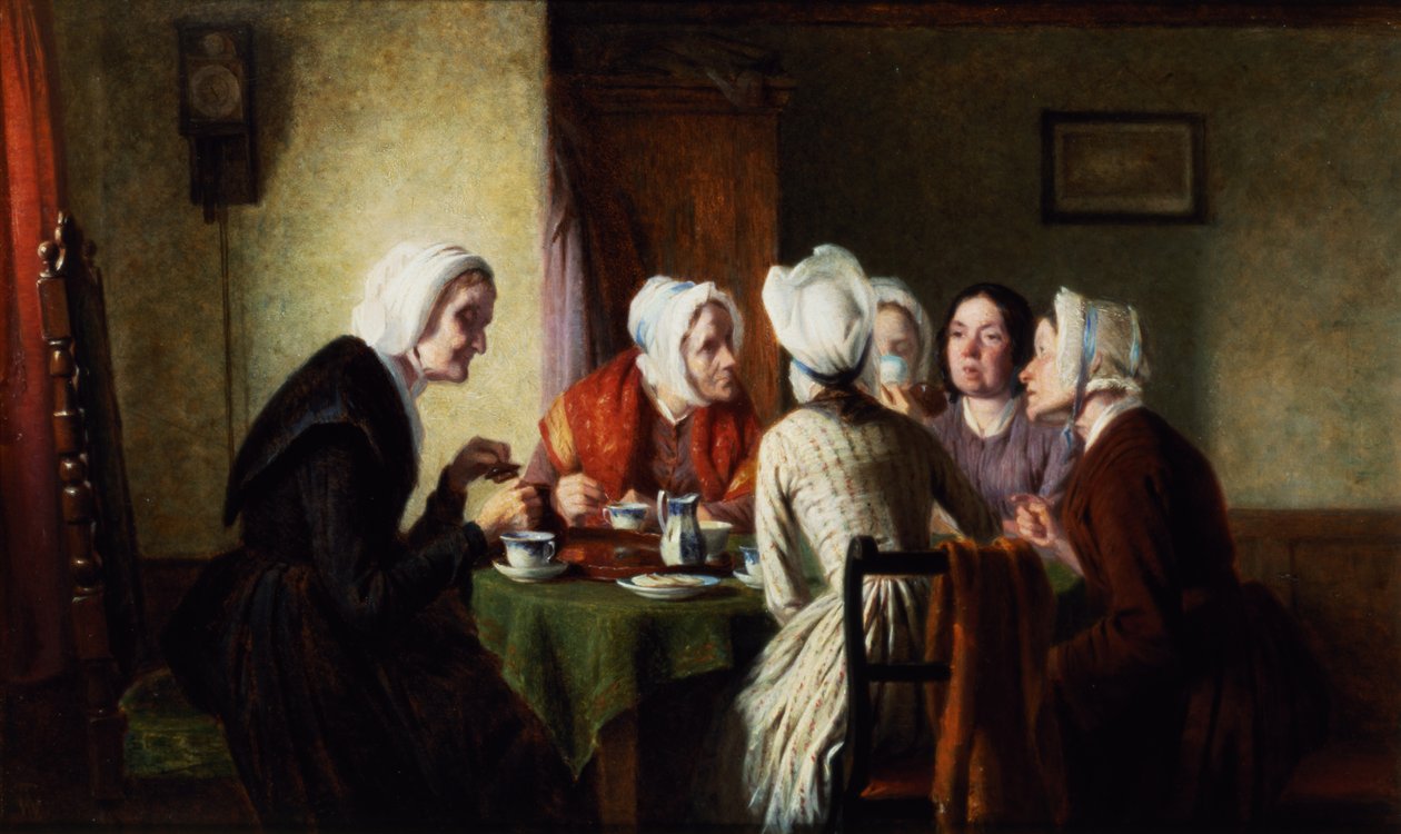 Village Gossips (زيت) بواسطة توماس ويبستر